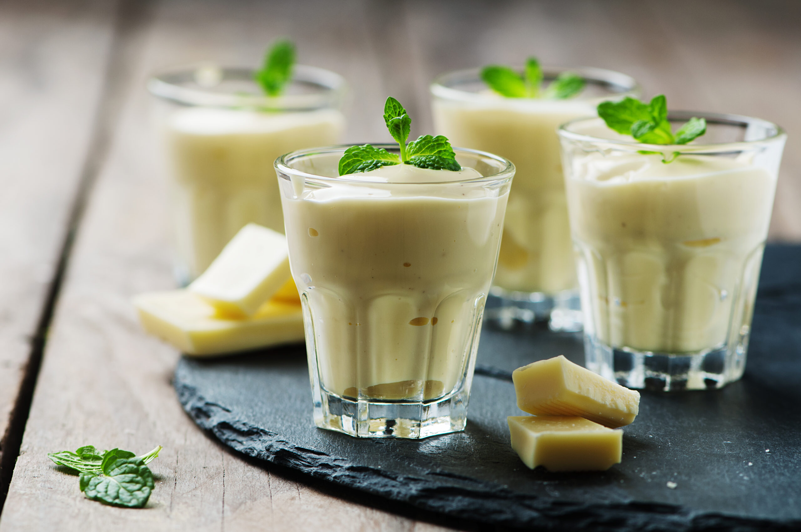 Mousse De Chocolate Branco De Bem Com A Comida